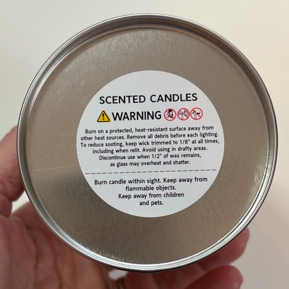Solensun Sage & Citrus 9oz Soy Wax Candle in Metal Tin with Lid NWT - Picture 5 of 8